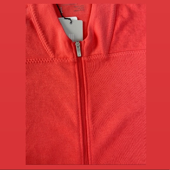 Neon Peach Adidas Cardigan/Jacket.❗️NEVER USED❗️🔥 - Picture 4 of 6